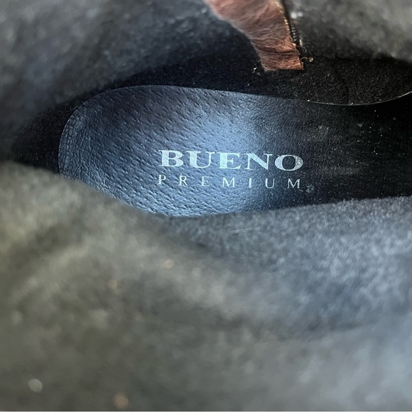 Bueno Brown Leather Ankle Boots Lavorazione Artigiana EU 41 - Picture 7 of 7